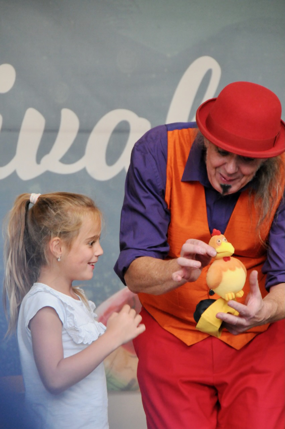 Pairi Daiza kind en kip